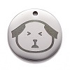 Non-Tarnish Stainless Steel Pendants STAS-G252-04P-1