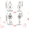 60Pcs Tibetan Style Alloy Pendants TIBE-CA0001-21-2