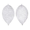 Non-Tarnish 304 Stainless Steel Filigree Big Pendants X-STAS-S108-38P-2