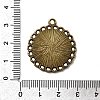 Tibetan Style Pendant Cabochon Settings LS-TIBE-21668-AB-NR-3
