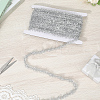 25 Yards Polyester Filigree Sparkle Tinsel Hanging Garland DIY-CY0001-97D-3