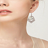DIY 304 Stainless Steel Dangle Earring Making Kits DIY-LP0005-21B-P-3