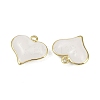 Brass Enamel Pendants KK-I358-002G-B-3