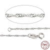 925 Sterling Silver Rope Chains Necklaces STER-E007-2B-2