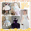Polyester & Steel Wire Skirt 5 Hoop Petticoat for Wedding Dress Ball Gown DIY-WH0591-493A-5