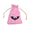 Halloween Burlap Packing Pouches HAWE-PW0001-151B-1