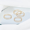 4Pcs 201 Stainless Steel Finger Rings for Women RJEW-LP0008-16G-3