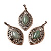 Natural Green Aventurine Pendants G-H065-3R-09-1