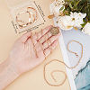 3Pcs 3 Styles Brass Chain Stackable Nacklaces Set NJEW-BBC0001-30-3