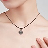 80Pcs 4 Colors Tibetan Style Alloy Pendants FIND-SZ0001-84-7