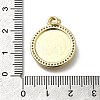 Brass Micro Pave Cubic Zirconia Pendants KK-C090-24G-3