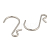 Non-Tarnish 201 Stainless Steel S Hook Clasps X-STAS-K261-01P-2