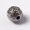 Tibetan Style Alloy 3 Hole Guru Beads TIBEB-YC65989-AS-2