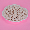 Round Silicone Focal Beads SI-JX0046A-125-3