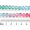 Transparent Painted Glass Beads Strands DGLA-A034-T8mm-A11-3