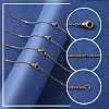 4Pcs 2 Colors 304 Stainless Steel Cable Chain Necklace Making STAS-FS0001-80-2