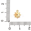 925 Sterling Silver Clear Cubic Zirconia 8-Pointed Star Charms STER-U009-06G-02-3