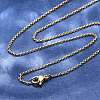 Brass Chain Necklaces MAK-L009-10G-1