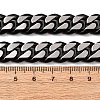 12MM 304 Stainless Steel Cuban Link Chain Necklaces NJEW-C099-04B-02-5