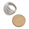 304 Stainless Steel Wide Finger Ring for Unisex RJEW-Z076-02P-02-4