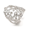 Non-Tarnish 304 Stainless Steel Open Cuff Rings RJEW-Z018-09P-1