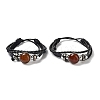 Natural Natural Carnelian Multi-strand Bracelets BJEW-Q337-01D-1