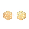 304 Stainless Steel Stud Earrings EJEW-M098-01C-G-1