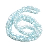 Electroplate Glass Beads Strands EGLA-D030-P4mm-B07-3