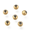 Round PVD Vacuum Plating 304 Stainless Steel Beads X-STAS-F105-03-4mm-2