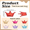 72Pcs 6 Colors Non-Woven Fabric Ornament Accessories PATC-LP0001-08B-2