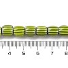 Handmade Lampwork Chevron Beads Strands LAMP-K041-01B-26-5