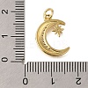 Rack Plating Brass Micro Pave Cubic Zirconia Pendants ZIRC-F142-13D-G-3