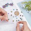 40Pcs 4 Style Rack Plating Rainbow Color Alloy Beads FIND-FH0004-34-3