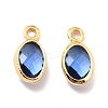 Eco-Friendly Brass with Glass Pendants KK-K268-01B-2
