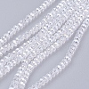 Electroplate Glass Beads Strands LS-EGLA-R048-2mm-01-1