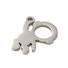 Non-Tarnish 304 Stainless Steel Charms STAS-S123-03P-11-2