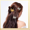 12Pcs 2 Colors Alloy Alligator Hair Clips for Women OHAR-SP0001-08-6