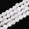 Dyed Natural White Jade Beads Strands X-G-T139-6mm-60-26-4