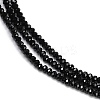 Natural Black Spinel Beads Strands G-P553-F08-01-4