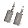 304 Stainless Steel Leverback Earring Finding STAS-C117-12B-P-1