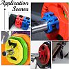 9Pcs 5 Style ABS Plastic Barbell Clamps FIND-FH0002-68-7