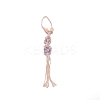 Irregular Gemstone Hanging Pendant Decoration LS-HJEW-TAC0001-08B-1