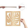 Laser Cut Unfinished Basswood Wall Decoration WOOD-WH0113-140-3