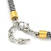 Synthetic Non-magnetic Hematite Beaded Bracelets BJEW-G717-04G-3