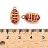 Alloy Enamel Pendants PALLOY-R155-01G-07-3