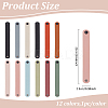 12Pcs 12 Colors Flat PU Imitation Leather Cord Bracelets for Women Men BJEW-AN0001-83-2