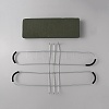 Zinc Alloy Gravestone Saddle FIND-WH0137-23-1