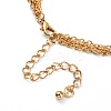 Alloy Rhinestone Tiered Necklaces NJEW-FS0001-03-3