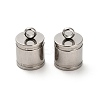 201 Stainless Steel Cord Ends STAS-S167-01G-P-1