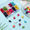 100Pcs 10 Colors Synthetic Turquoise Beads Strands TURQ-AR0001-51-4